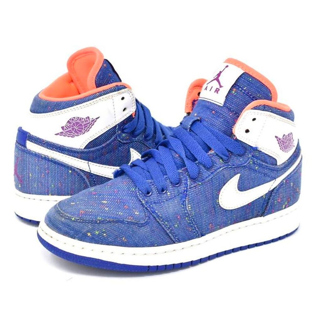 2016 Jordan 1 Mid “Speckled Denim”